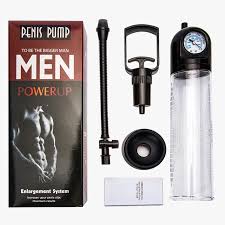 Penis pump powerup enlargement system