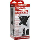 Smooth vibrating pleasure set with wireless remote