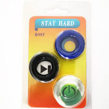 Stay hard rosy cock rings