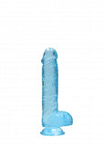 RealRock crystal clear dildo 6"