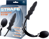 Strafe inflatable plug with dual pumps