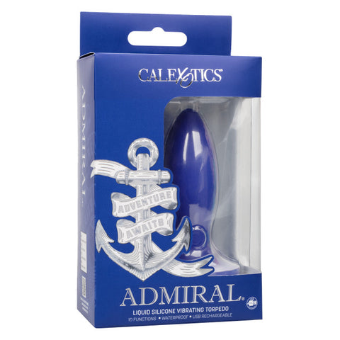 Admiral liquid silicone vibrating torpedo