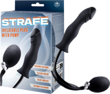 Strafe inflatable plug with dual pumps