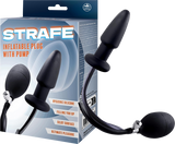 Strafe inflatable plug with dual pumps