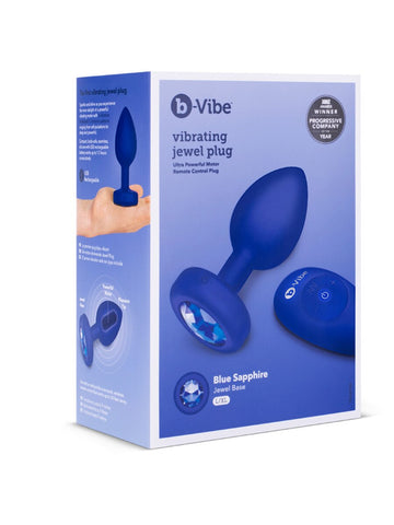 B-vibe vibrating jewel plug L/XL