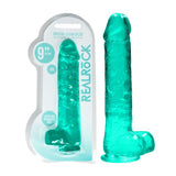 RealRock crystal clear dildo 9"