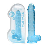 RealRock crystal clear dildo 9"