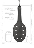 Saddle leather paddle with 8 holes