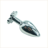 Clover diamond metal butt plug