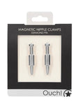 Magnetic nipple clamps diamond pin